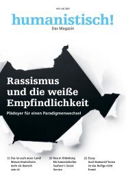 humanistisch! Das Magazin #14 - 3/2021