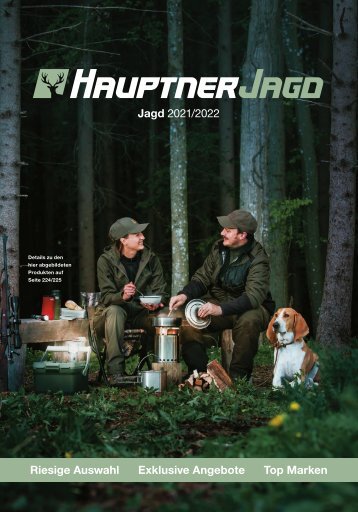 Der Katalog 2021 von Hauptner Jagd