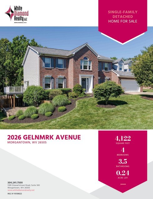 2026 Glenmark Ave Marketing Flyer