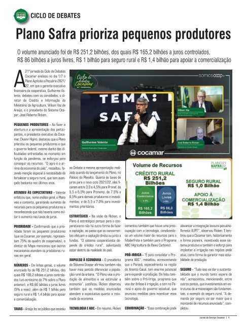 Jornal Cocamar Julho 2021 (Página 01)