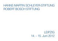 Programm [PDF] - Hanns Martin Schleyer-Stiftung