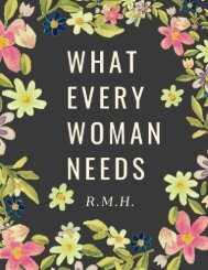 What Every Woman Needs compiled by Debra Maffett