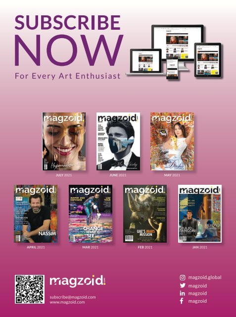  Magzoid Magazine - A Luxury Magazine in the Creative Space | July 2021