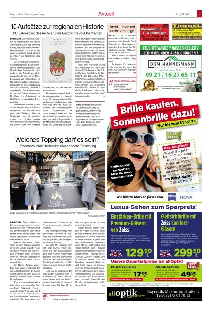 2021-07-11 Bayreuther Sonntagszeitung