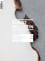 Kunstbulletin November 2020