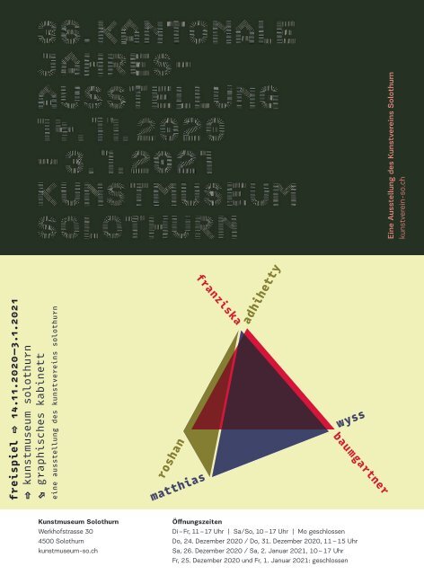 Kunstbulletin November 2020