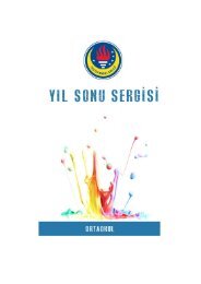 TED İSTANBUL KOLEJİ ORTAOKULU TEKNOLOJİ - TASARIM KULÜBÜ