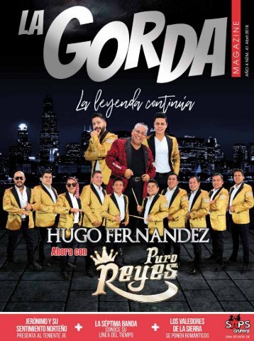 La Gorda Magazine Año 4 Edición Número 41 Abril 2018 Portada Hugo Fernández y Puro Reyes