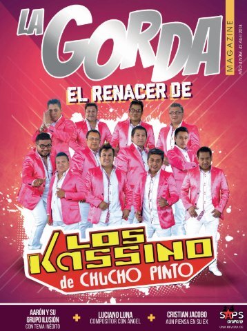 La Gorda Magazine Año 4 Edición Número 42 Mayo 2018 Portada Los Kassino De Chucho Pinto