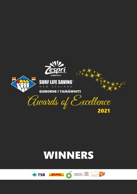 Gisborne/Tairāwhiti Awards of Excellence Winners Booklet