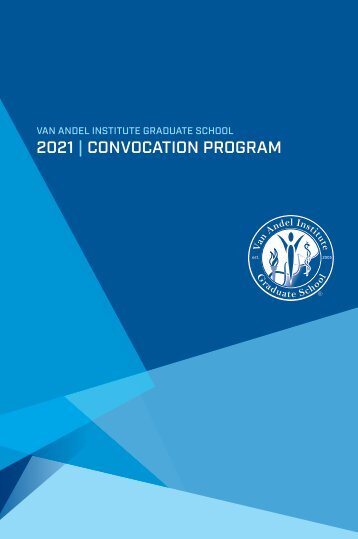 2021 Graduate School Convocation Program