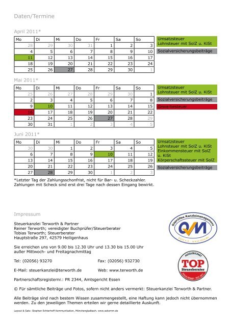 Finanzierung oder Leasing? - Terworth