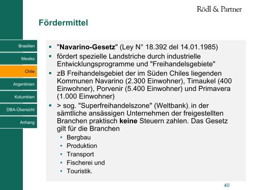 Lateinamerika – Rechtliche und steuerliche Rahmenbedingungen ...