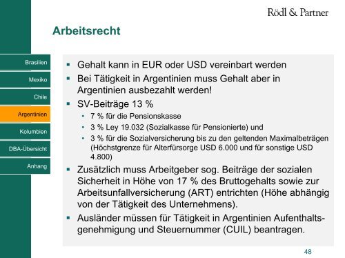 Lateinamerika – Rechtliche und steuerliche Rahmenbedingungen ...