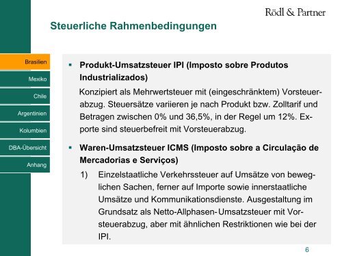 Lateinamerika – Rechtliche und steuerliche Rahmenbedingungen ...