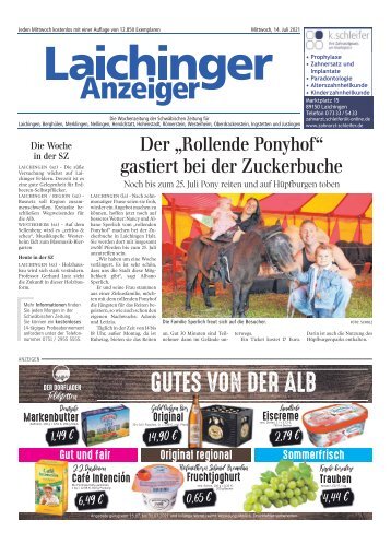 Laichinger Anzeiger 14.07.2021