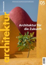 architektur FACHMAGAZIN Ausgabe 5 2021