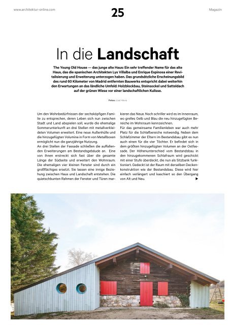 architektur FACHMAGAZIN Ausgabe 5 2021