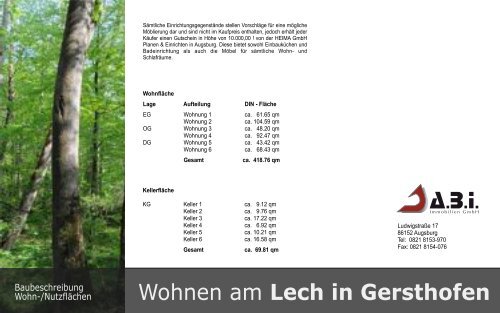 Wohnen am Lech in Gersthofen - ABI Immobilien GmbH