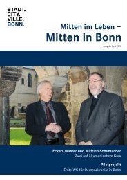 Mitten in Bonn - LeA Lebensqualität im Alter eV