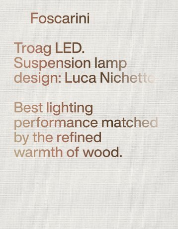 FOSCARINI_Catalog_Troag-LED_05-2021_EN