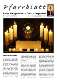 Pfarre Heiligenkreuz – Grub – Siegenfeld - Stiftspfarre Heiligenkreuz
