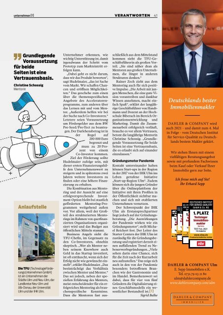 2021/07 |Unternehmen #78 | Ausgabe Juli 2021 | !