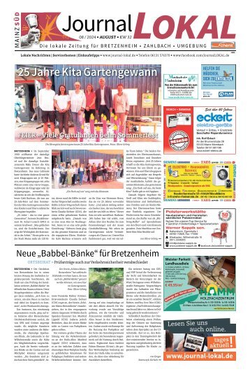 Journal LOKAL - die lokale Zeitung für Mainz-Süd (Bretzenheim)