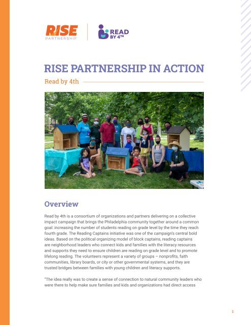 RISE Partnership in Action: Read by 4th