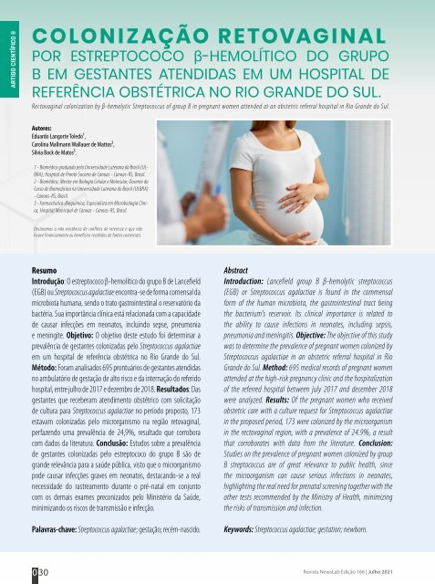 Revista Newslab Edição 166