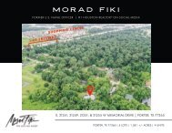 Fiki Properties - Proforma - W Memorial Drive Properties