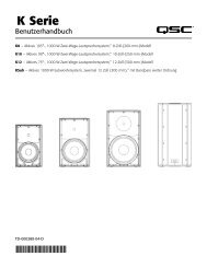 K Serie - QSC Audio Products