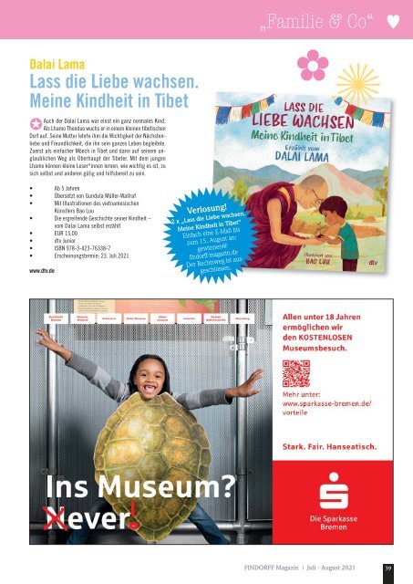 FINDORFF Magazin | Juli-August 2021