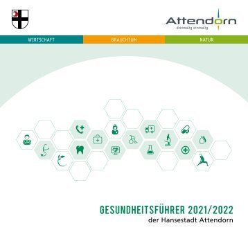 Gesundheitsführer der Hansestadt Attendorn - Ausgabe 2021/2022  