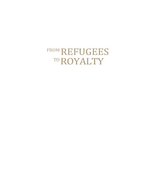 From Refugees to Royalty Sample