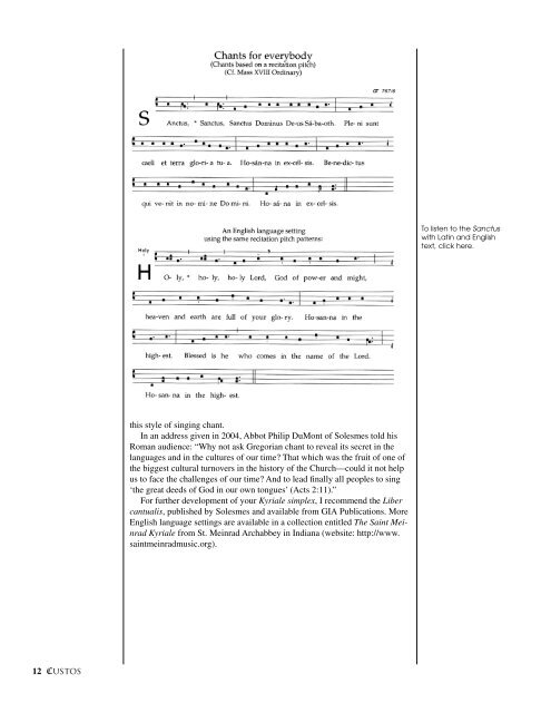 Gregorian Psalm Tones with English Texts? - National Association ...