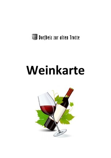 Weinkarte