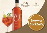 Sommer-Cocktails mit Wein & Sekt