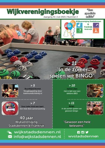  Wijkverenigingsboekje juli 2021