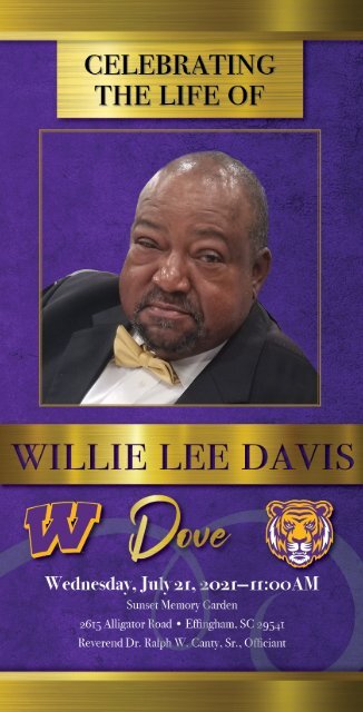 Willie Davis Memorial Program