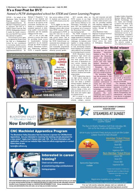 Blackstone Valley Xpress July 23 2021 Issue