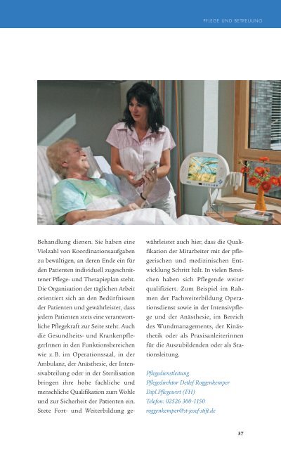 Informationen für unsere Patienten - St. Josef-Stift Sendenhorst