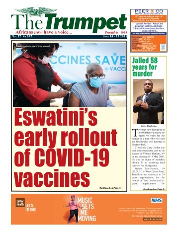 The Trumpet Newspaper Issue 547 (June 16 - 29 2021)