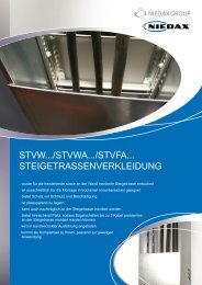 STVW.../STVWA.../STVFA... STEIGETRASSENVERKLEIDUNG