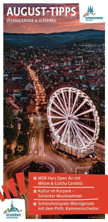 Wernigerode & Schierke August Tipps 2021