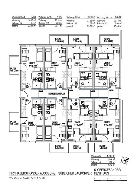 Campus Bahnmuseum – moderne Studenten-Apartments und Penthäuser in Augsburg-Hochfeld von tfm Wohnbau