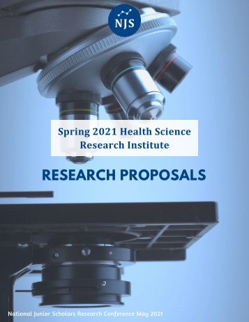 HSRI 2021 Research Proposals