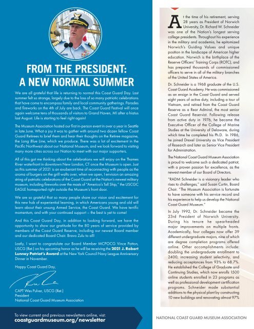 NCGMA Newsletter 2021 SUMMER