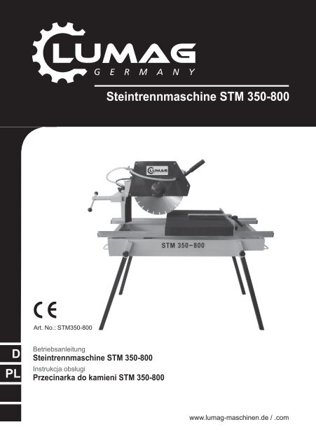 Steintrennmaschine STM 350-800 - Matom