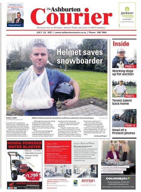 Ashburton Courier: July 22, 2021